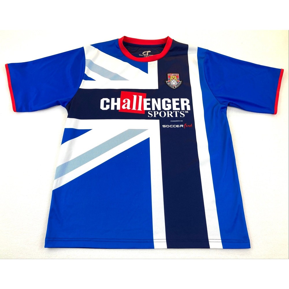 Challenger British Soccer Fuel Teamwear Activewear Jersey M