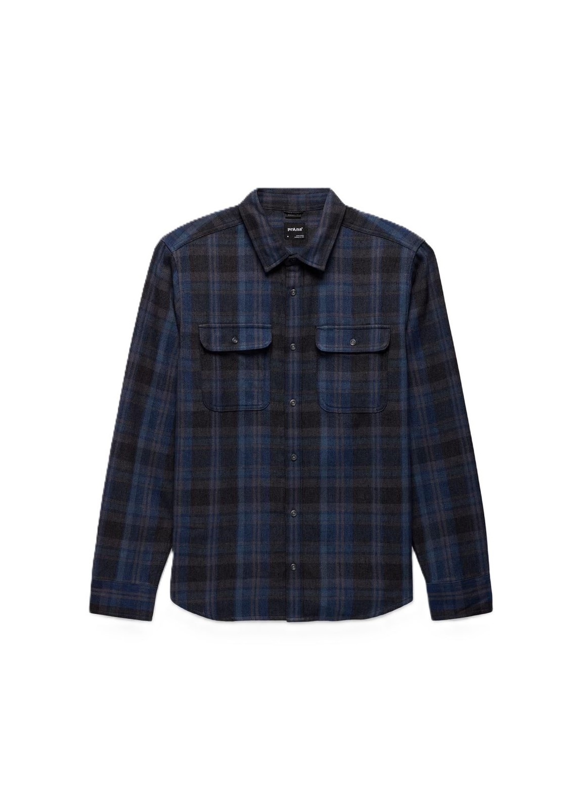 prAna Westbrook Flannel Men's Shirt, Capulet Blue, Large, Standard Fit gallery