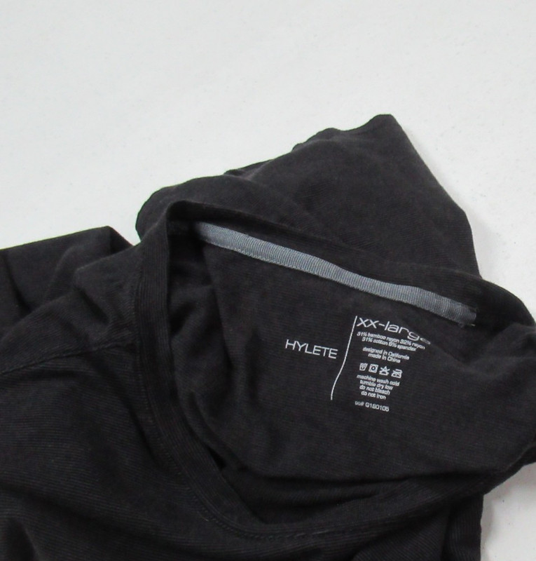 HYLETE Shirt Adult Black Crewneck Short Sleeve Pullover Tee XXL (wears like XL) gallery