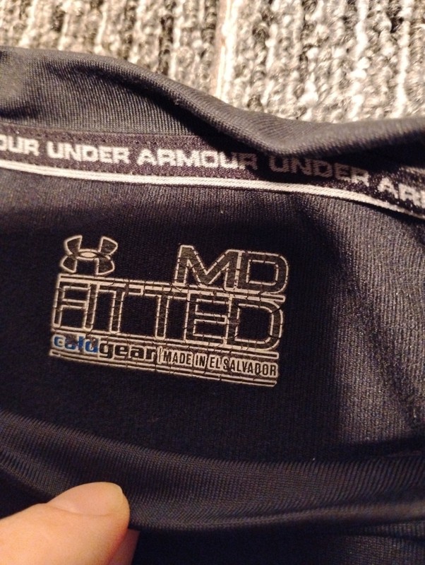 Under Armour ColdGear Long Sleeve Crew Neck Fitted Shirt Men's Medium Black gallery
