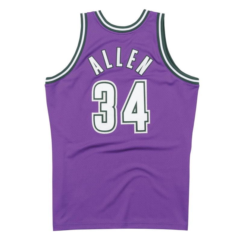 MITCHELL & NESS NBA AUTHENTIC JERSEY MILWAUKEE BUCKS 2000 RAY ALLEN gallery