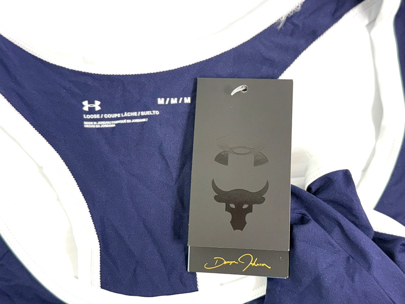 Under Armour Project Rock Hardest Worker In The Room Tank Top Blue Men M 1383310 gallery