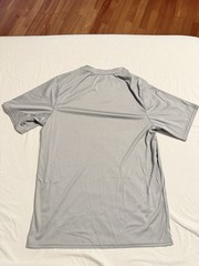Speedo Men’s Gray Lightweight Short Sleeve T-Shirt 100% Polyester Size S