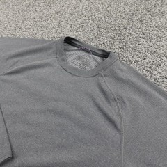 Patagonia Shirt Mens S Gray Waffle Knit Grid Capilene Midweight Base Layer Crew