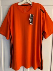 Adidas short sleeve performance climalite t-shirt tee Mens Size 2XT 2XLT Tall