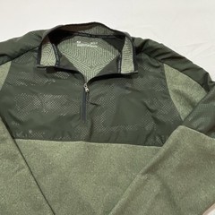 Under Armour Military Army Olive Green 1/4 Zip Pullover Mens Large Coldgear