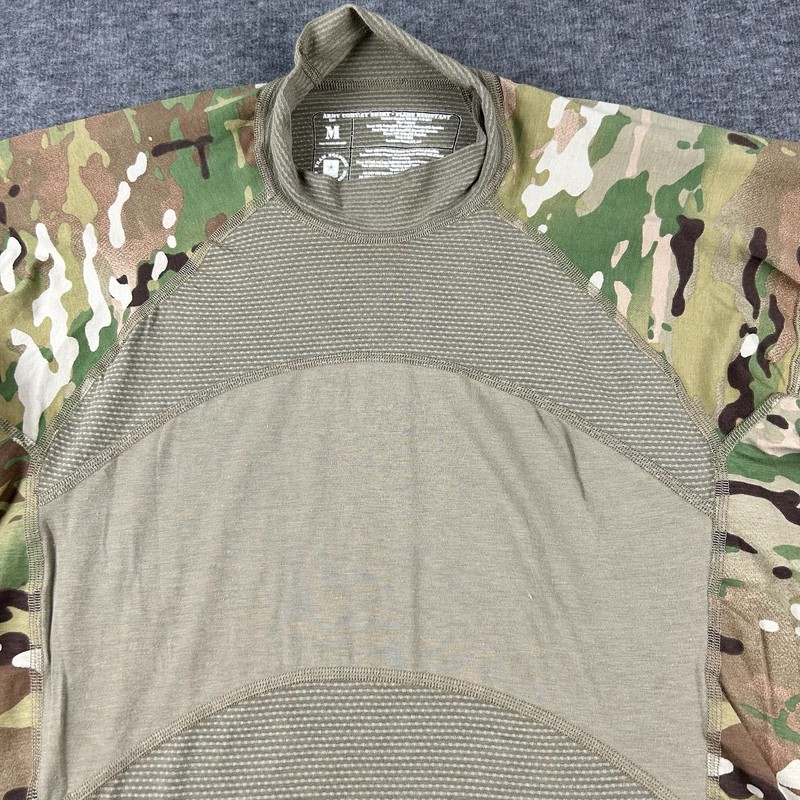 US Army Combat Shirt Flame Resistant Mens Medium Multicam Camo Tactical Military gallery