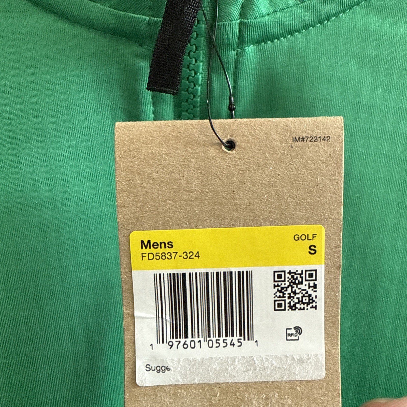 Nike Victory Dri-FIT Golf Top Pullover Green 1/4-Zip FD5837-010 Men’s Size Small gallery