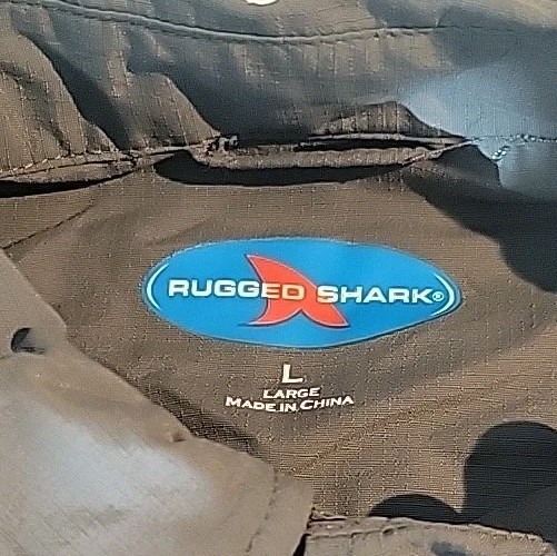 Rugged Shark- Men's Bull Shark Fishing Shirt - Size L gallery