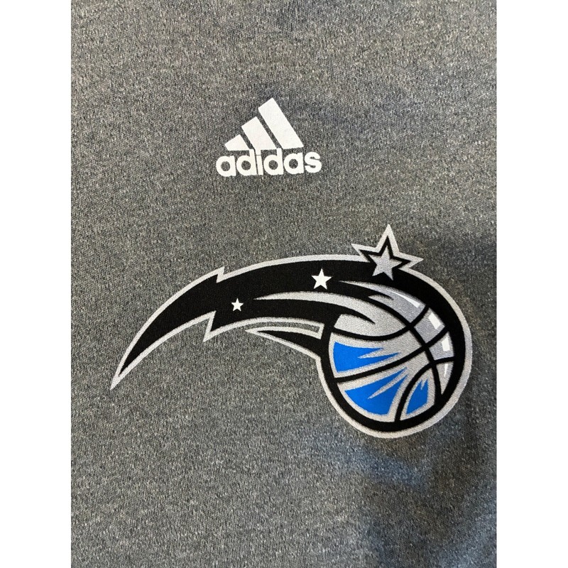 Adidas Orlando Magic NBA Long Sleeve Shooting Shirt Mens XL Gray V-Neck Training gallery