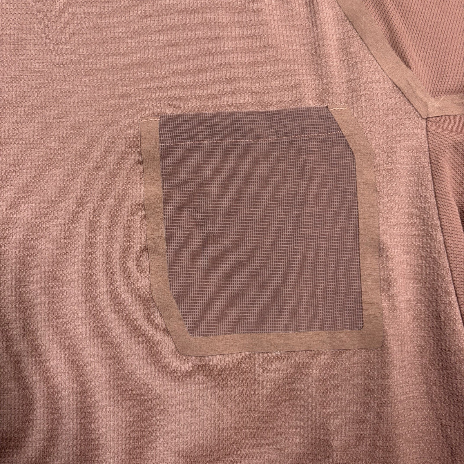 Lululemon Ventilated Hiking Shirt Size Small Dark Oxide Brown Top Short Sleeve gallery