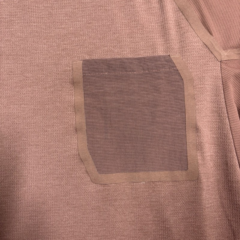 Lululemon Ventilated Hiking Shirt Size Small Dark Oxide Brown Top Short Sleeve gallery