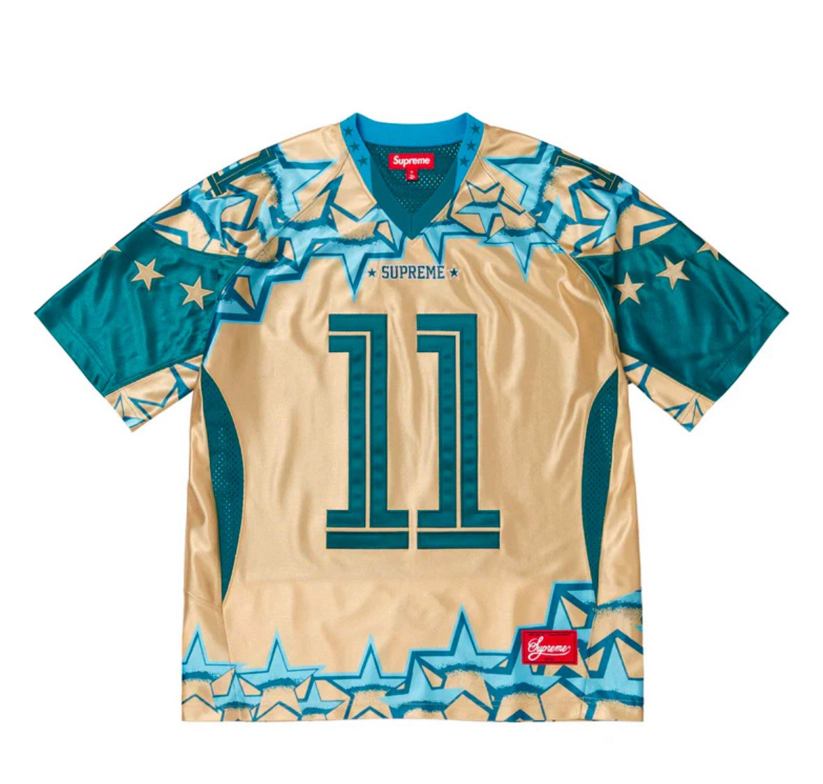 Supreme Stars Football Jersey Black Royal Orange Gold 4colors 25SS gallery
