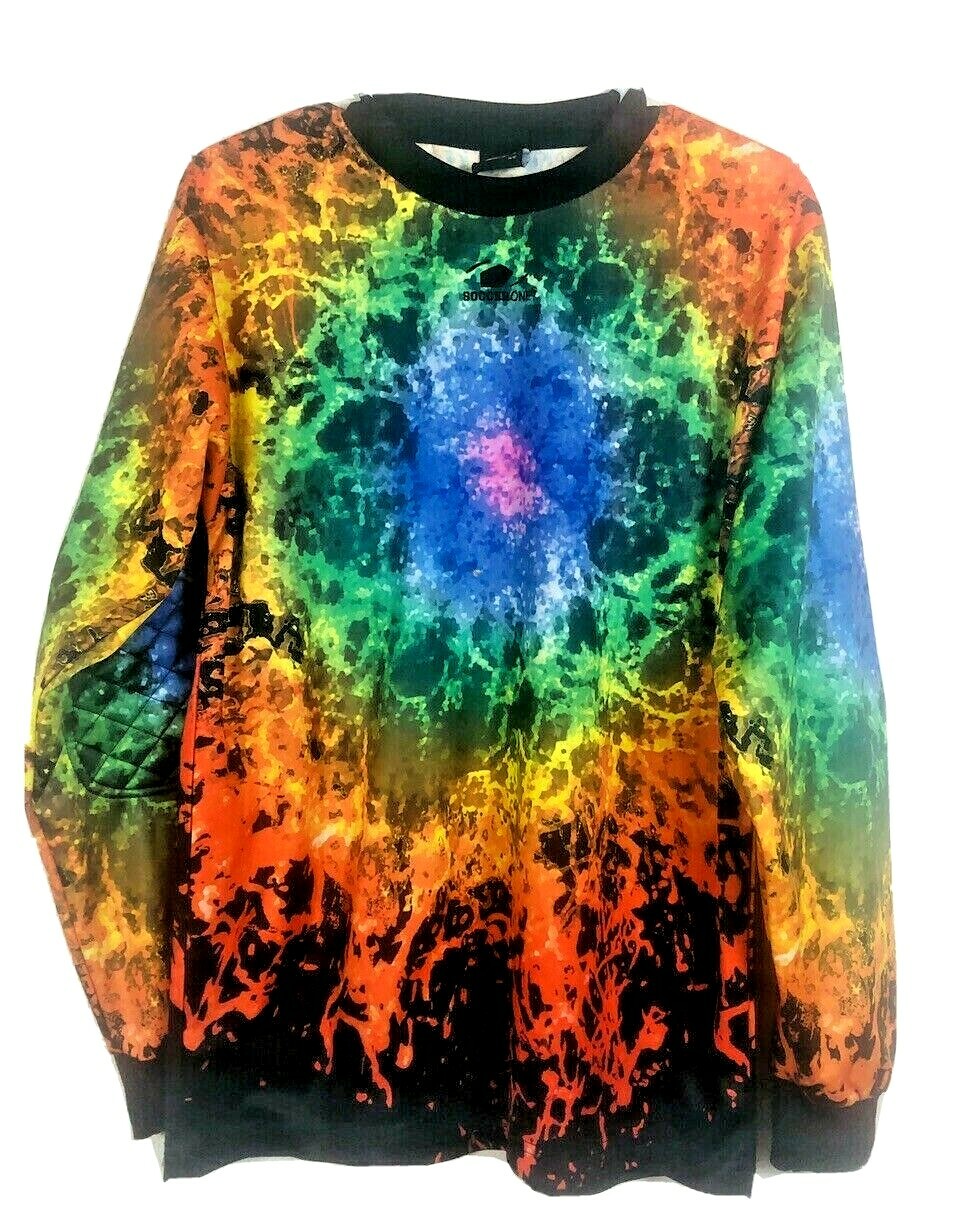 SoccerOne Long Sleeve Shirt Padded Elbows Bright Multi-Color Adult Small 5M24 gallery