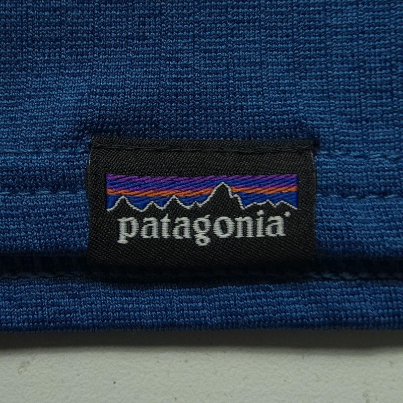 Patagonia Mens Shirt Small Blue Capilene Midweight Base Layer Long Sleeve Hike S gallery