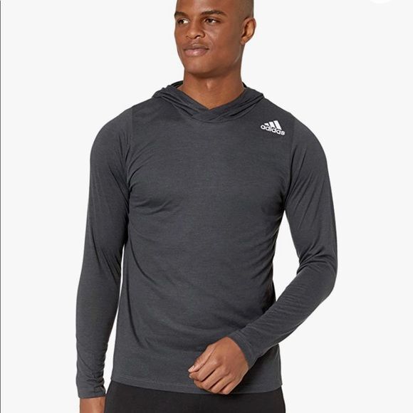 NWT Men's Adidas Freelift Tech Easy Hoodie Tee S gallery