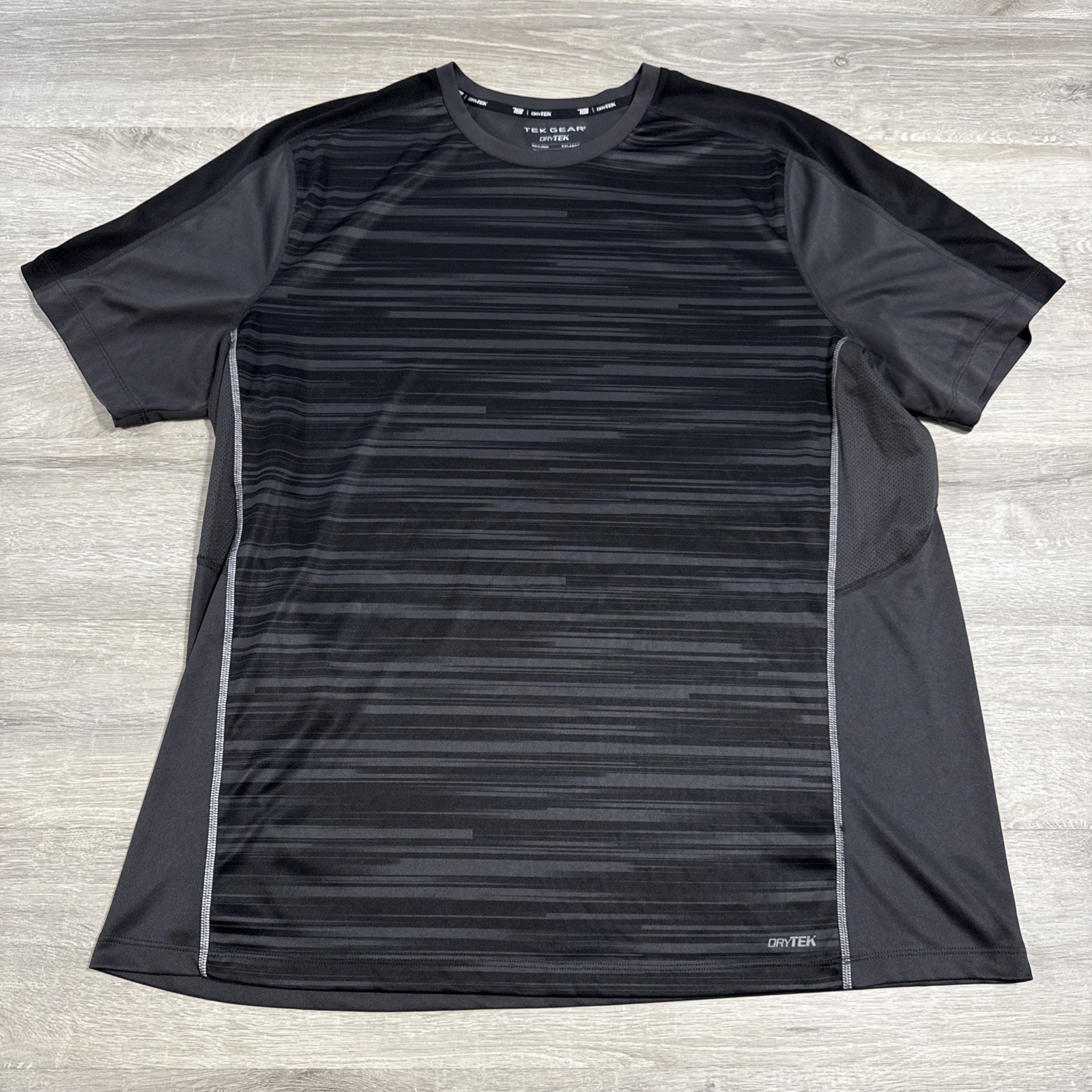 Tek Gear Shirt Men’s Gray DryTek Performance Athletic Top XXL gallery
