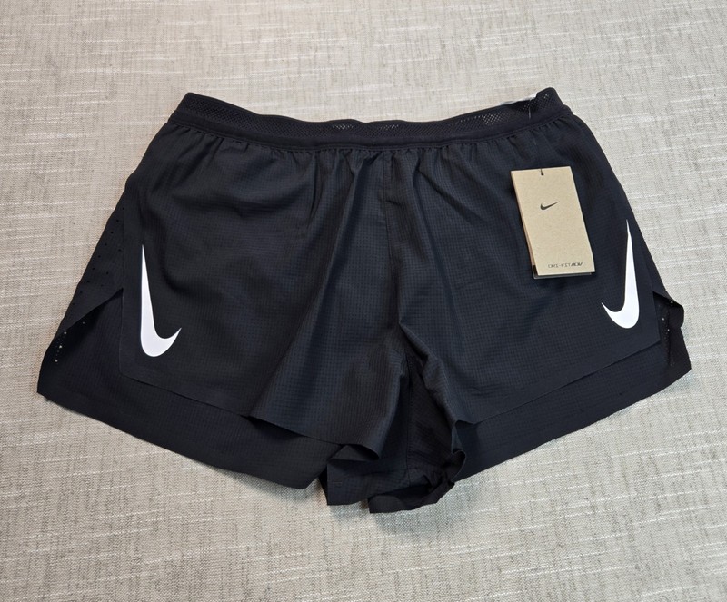 NIKE Aeroswift Elite Entry Singlet & Shorts Small Mens Black Multi Dri-Fit ADV gallery