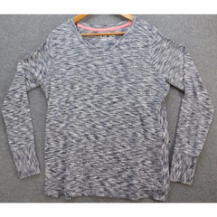 Reebok RBX Performance Black & White Long Sleeve Activewear Shirt Women’s Size L