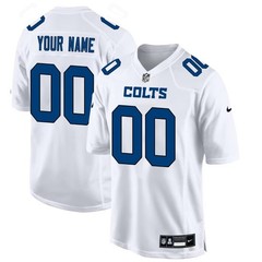 Custom Nike NFL Indianapolis Colts Tundra White Fashion Stitched White Jersey