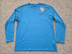 NWT Patagonia Men’s Capilene Cool Daily Trout Pullover Color Blue Sz 2XL XXL