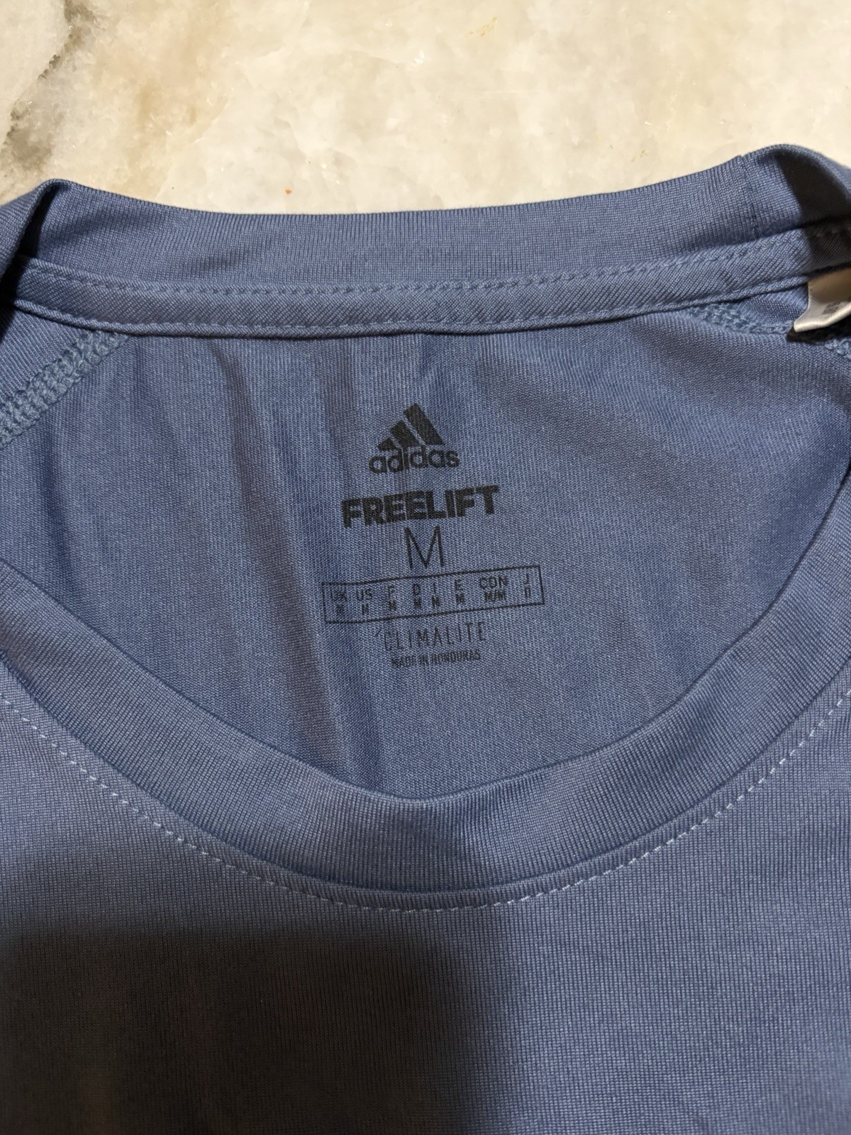 adidas Freelift Climalite Men's Blue Short Sleeve Crew Neck T-Shirt M gallery