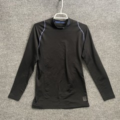 Nike Pro Hyperwarm Compression Shirt Men’s Sz L Black Base Layer 826600-011