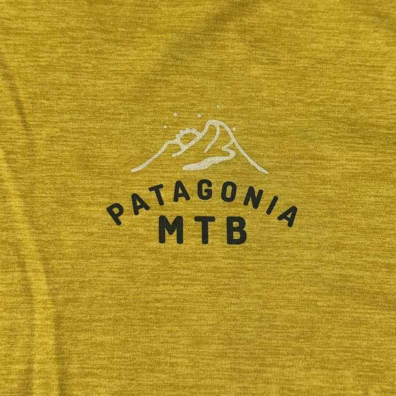 Patagonia Mens Capilene Daily Cool Short Sleeve Shirt XL Yellow Mountain Bike gallery