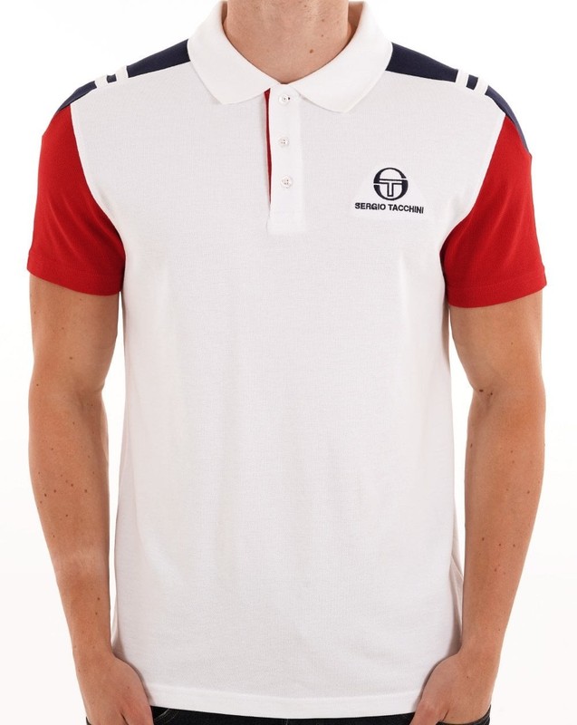 Sergio Tacchini Drive Red/Blue - Tennis Track Top w Matching Drive Polo Shirt gallery