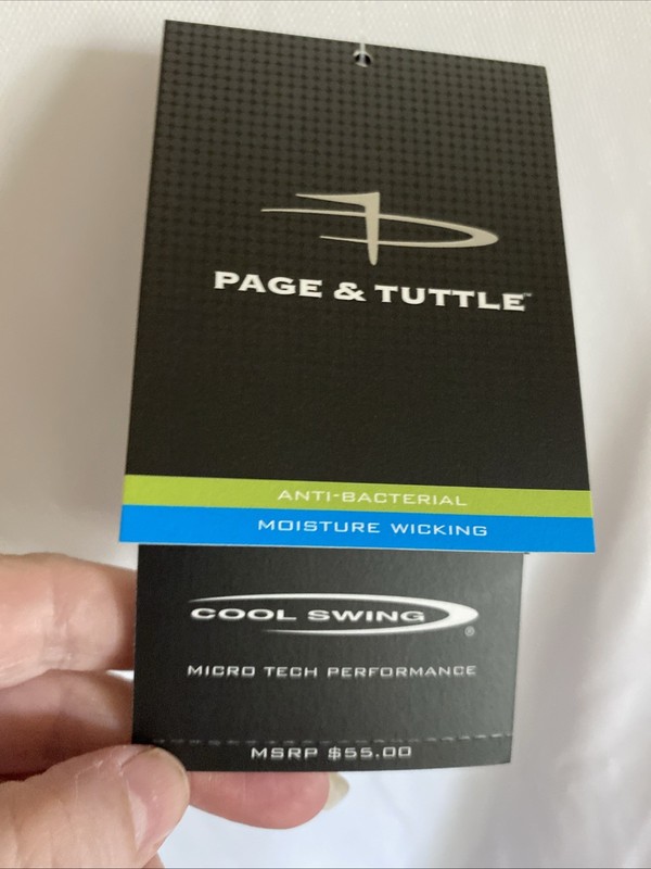 Page&Tuttle Men’s Cool Swing Micro Tech Performance Top Size XXL gallery