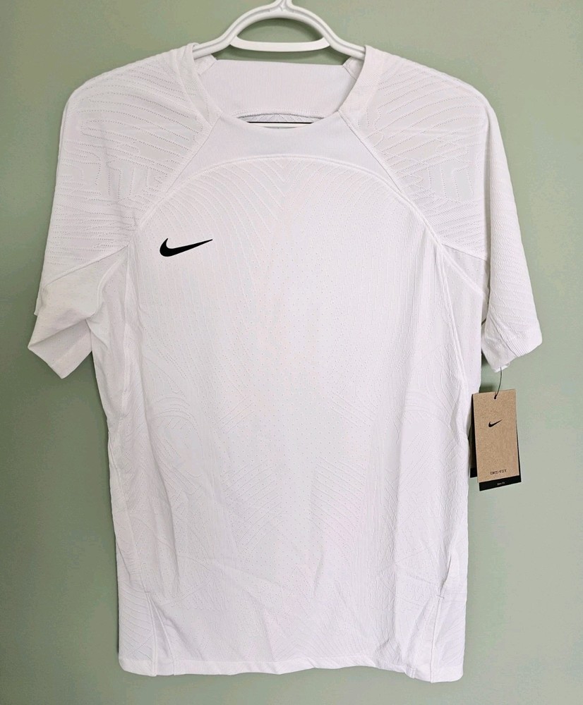 Nike Dri-FIT ADV Vapor IV Knit White Men's Soccer Jersey Sz Small (DR0671-100)