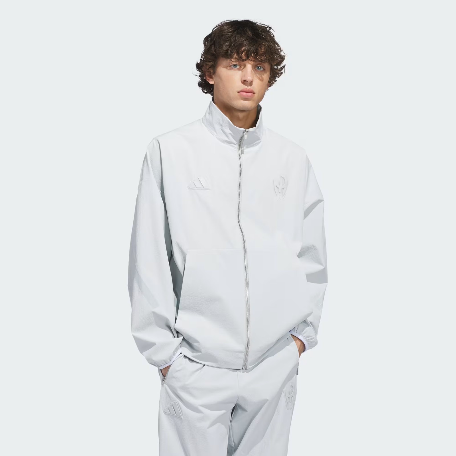adidas Patrick Mahome TOO COLD Woven ZNE Track Top White JY3803 XL gallery