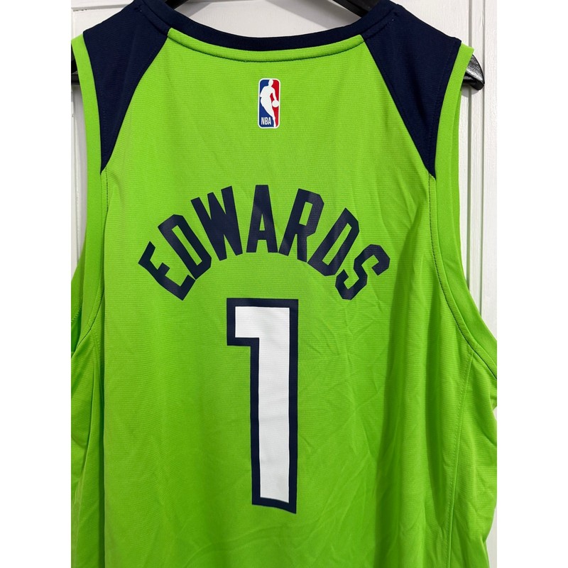 NWT Anthony Edwards Minnesota Timberwolves Jersey Size XL gallery