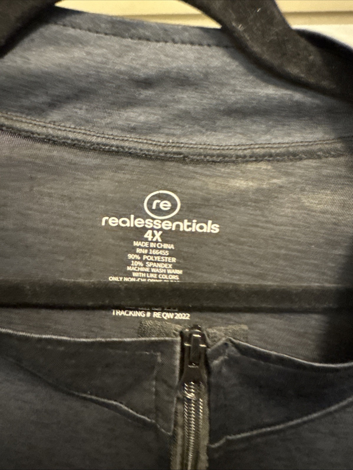 Real Essentials Full Zip Performance Size 4X gallery