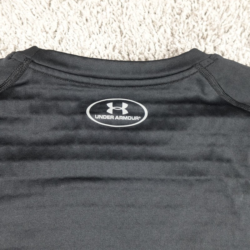 Under Armour Base Layer 4.0 Shirt Mens 2XL Black Coldgear Fitted Waffle Grid gallery