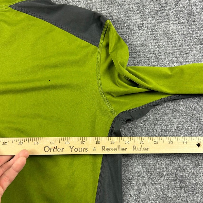 Mountain Hardwear Shirt Mens Medium Green Long Sleeve Hiking Performance Base gallery