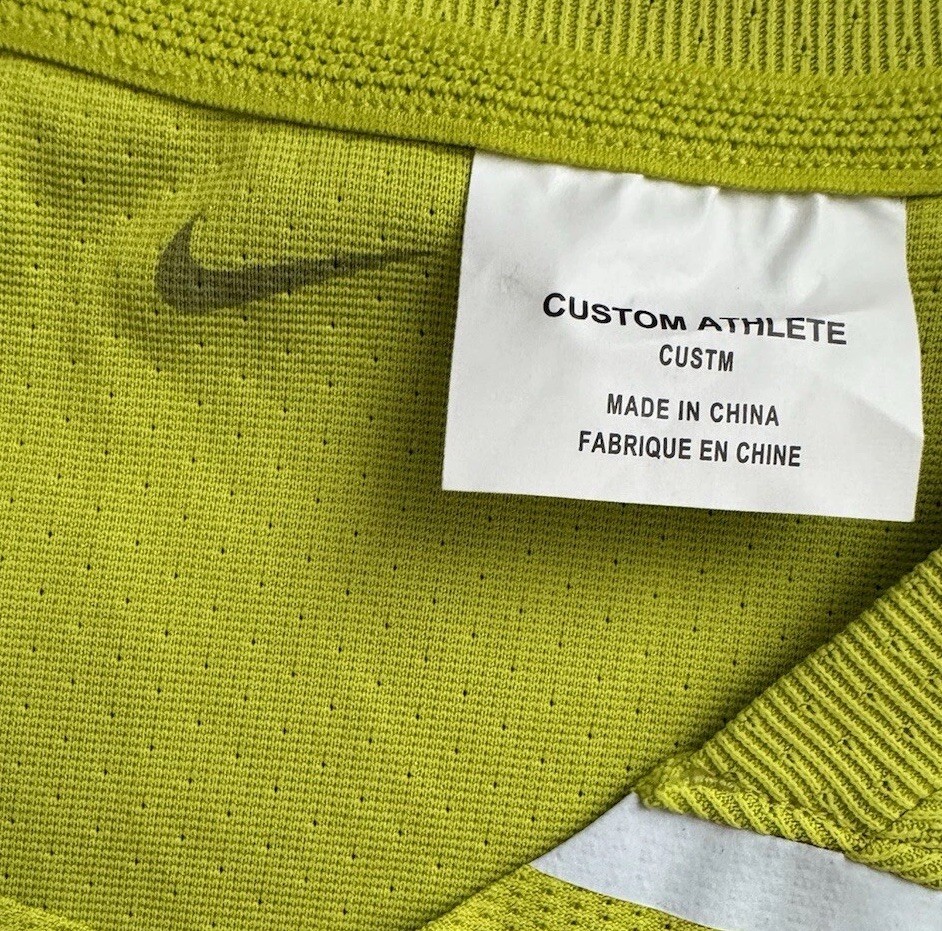 Nike Rafa Nadal Custom Athlete Shirt DJ6955-308 Bright Cactus Mens Size Custom gallery
