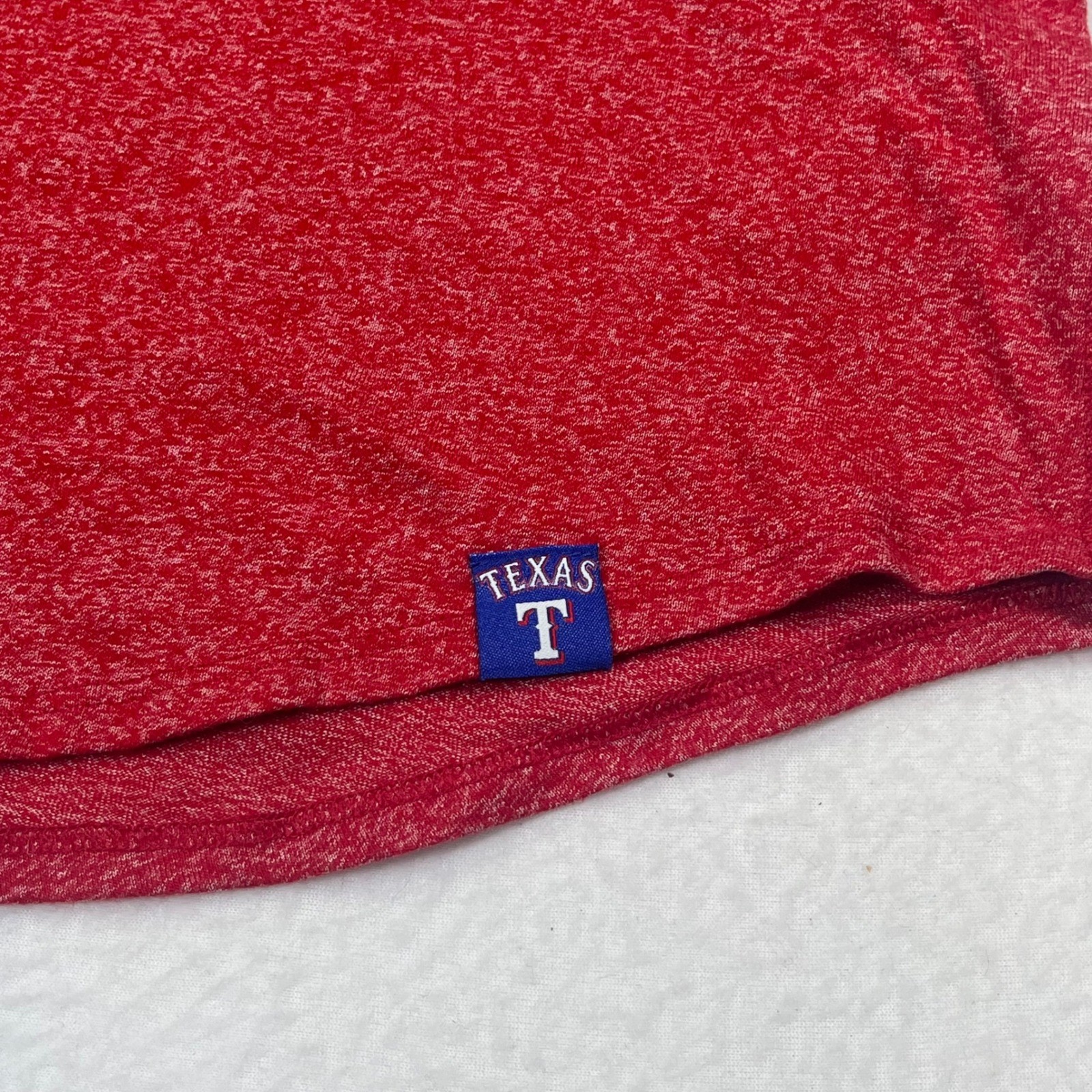 Nike Texas Rangers Tank Top Red MLB Athletic Cut Racerback Gameday Women XL gallery