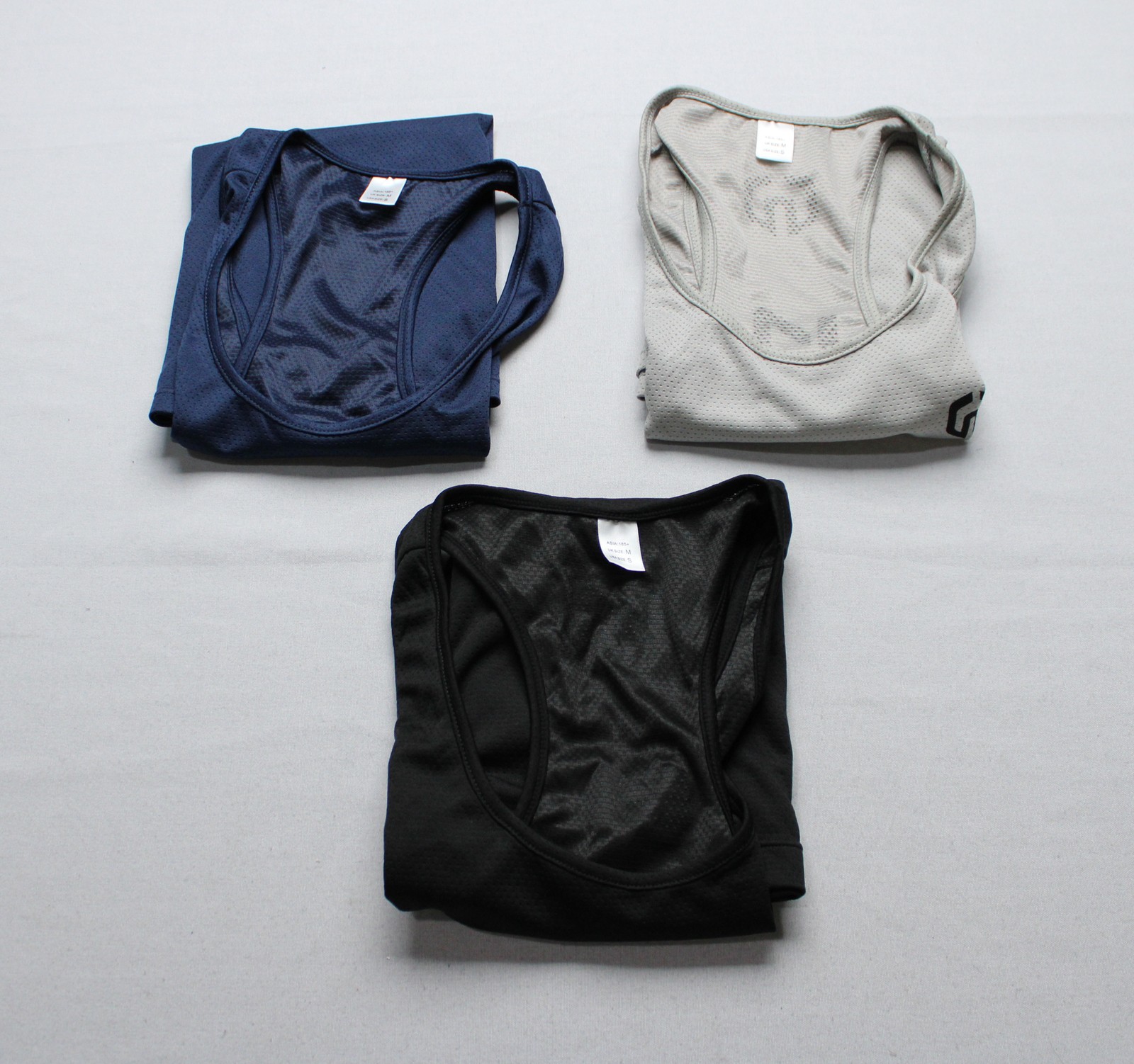 Neleus Men's 3 Pack Y Back Muscle Workout Tank Top EJ3 Assorted Small NWT gallery