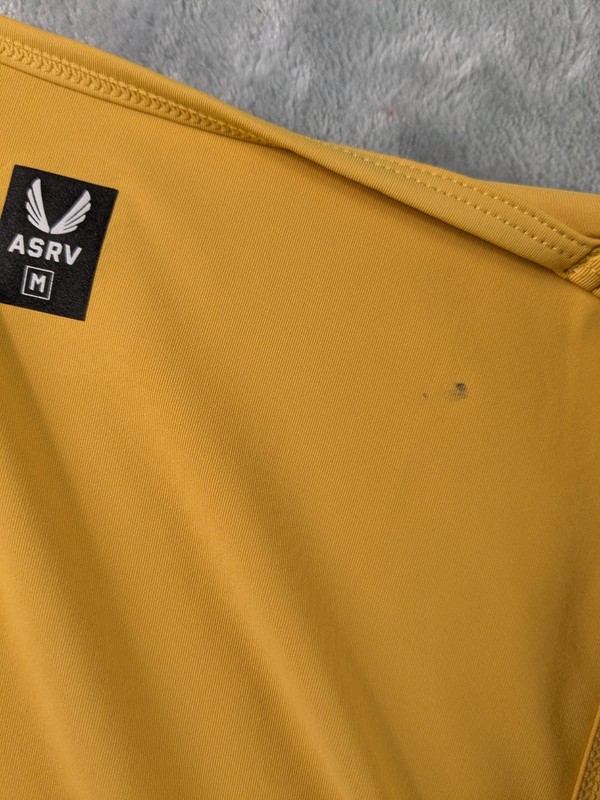 ASRV Tank Top Mens Medium Yellow Lycra Adaptiv Base Layer Performance DSG-1167 gallery