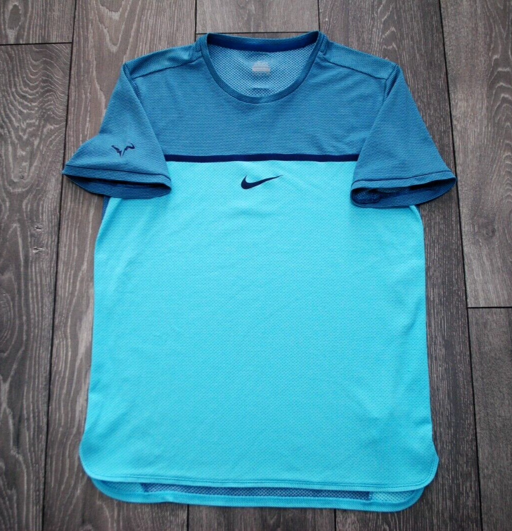 NIKE RAFAEL NADAL 2016 FRENCH OPEN MEN'S TENNIS SHIRT TOP SIZE SMALL 728956-418 gallery