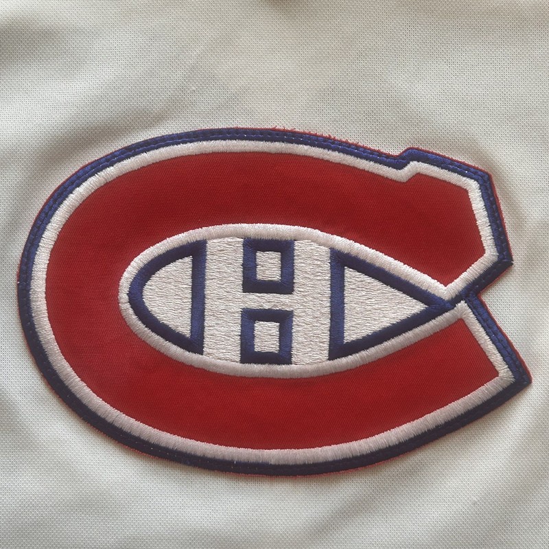 Vintage 1990s CCM Patrick Roy Montreal Canadiens NHL Replica Jersey. L gallery