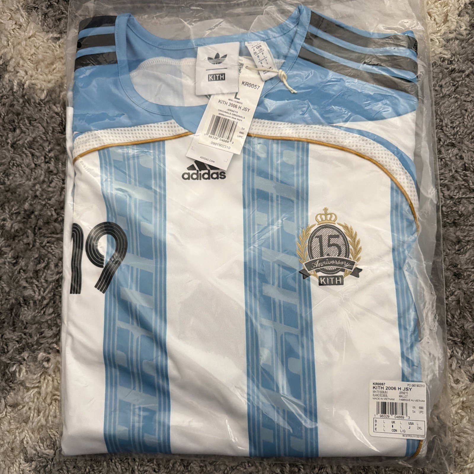 Kith Lionel Messi for adidas Football Jerseys Size Men's Large Soccer Argentina gallery