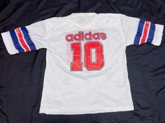 ADIDAS Retro Vintage 90s FOOTBALL JERSEY #10 WHITE RED JERSEY szXL