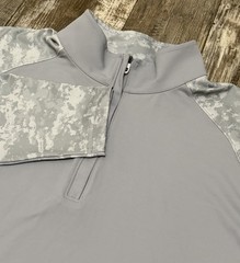 FootJoy Pullover Mens 2XL Blue Camo Colorblock Quarter Zip Performance Midlayer