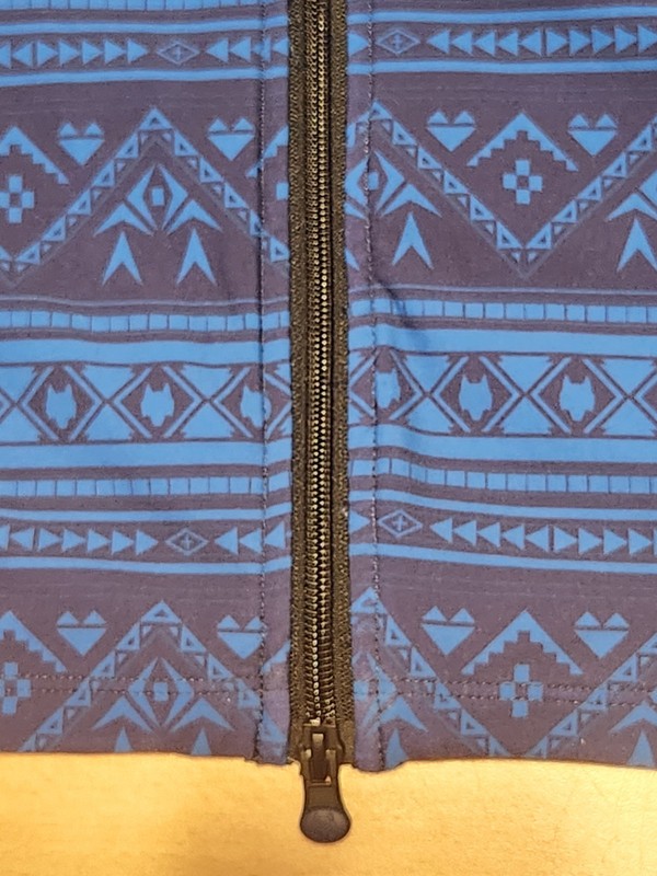 Men's Greyson Full Zip Jacket Sweater Golf Wolf Aztec Blue Performance Size XL gallery