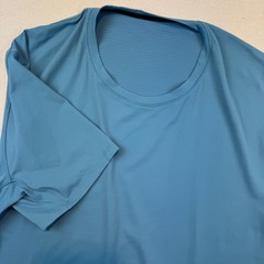Lululemon Metal Vent Tech Short Sleeve Shirt Blue Slate Mens XL Training Tee