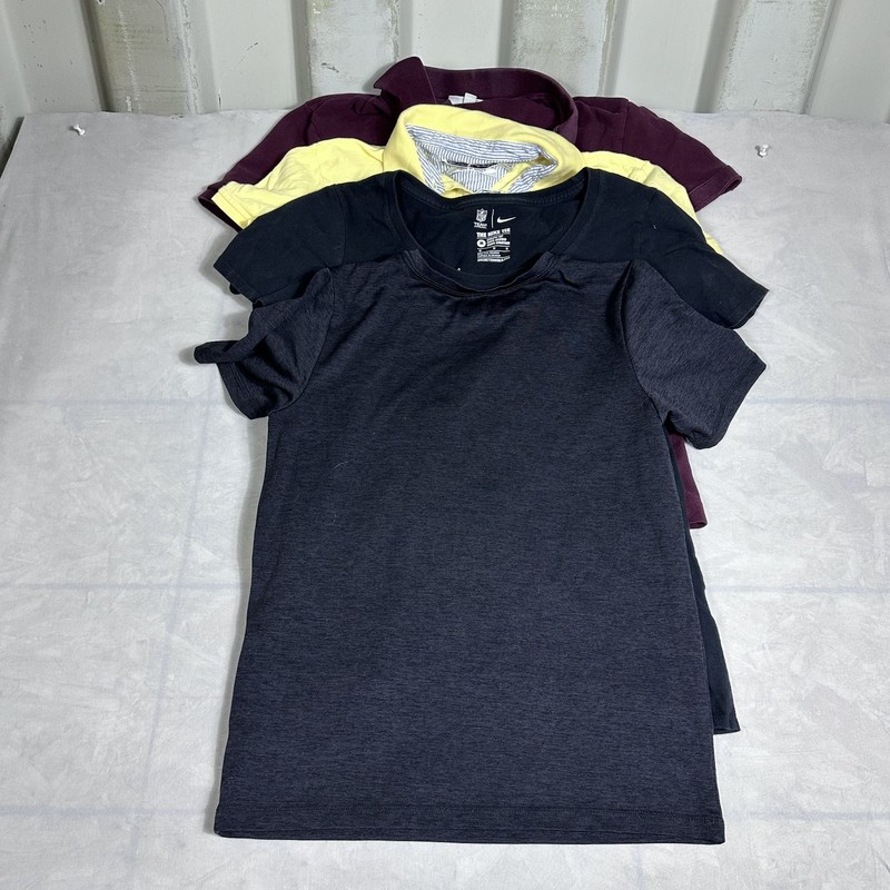 Adidas Nike Tommy Hilfiger Lacoste Mens Tee & Polo Shirt Multicolor Lot Of 4 gallery