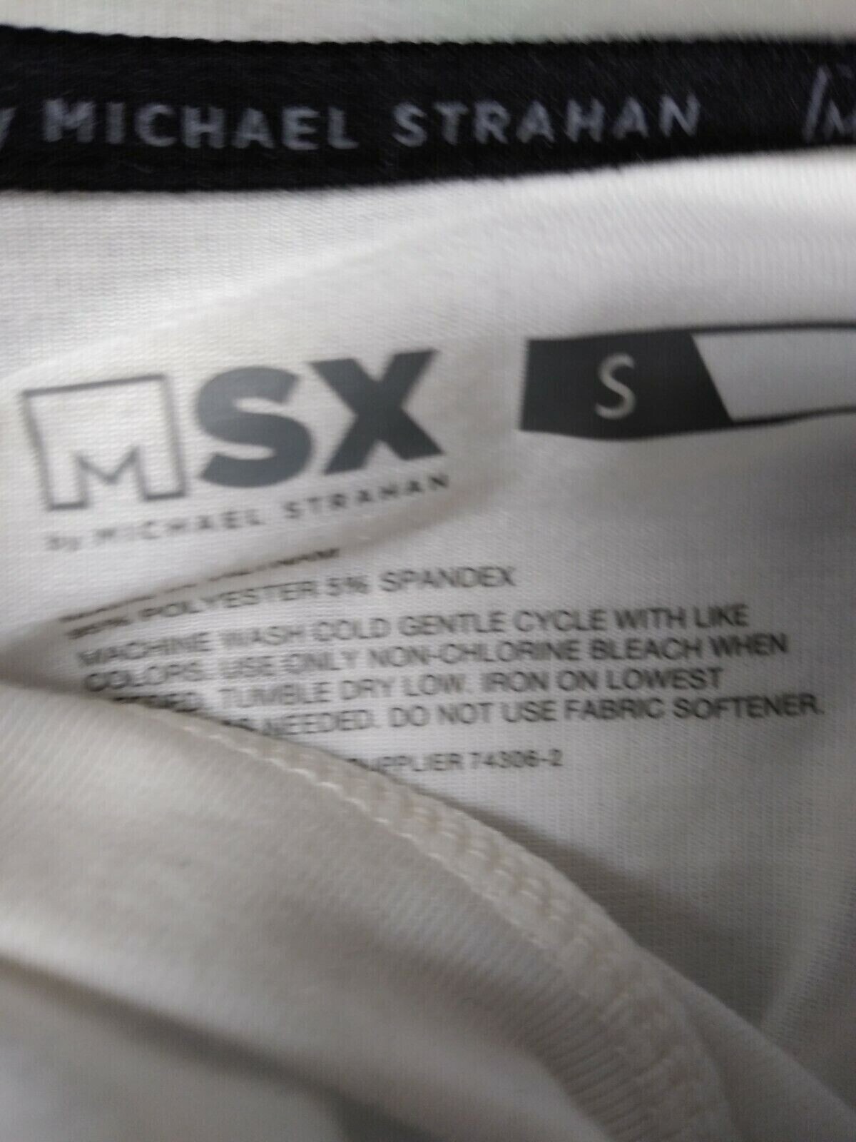 MSX by Michael Strahan Athleisure Lightweight Shirt Mens Small Crema Long Sleeve gallery