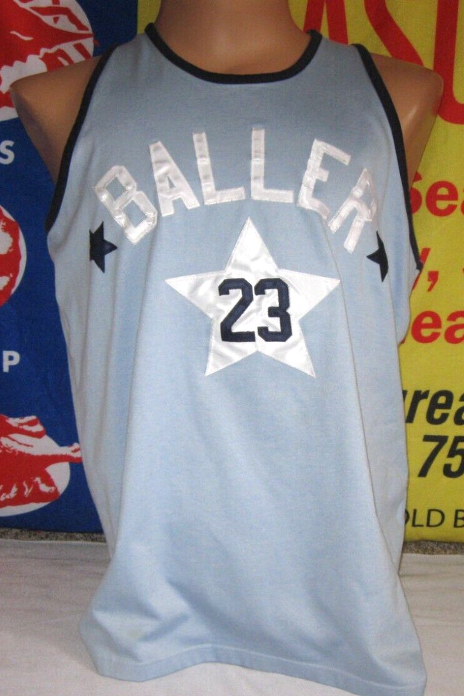 STEVE & BARRY'S vintage 23 BALLER Jersey Tank Top Men's Small MJ RARE BASKETBALL